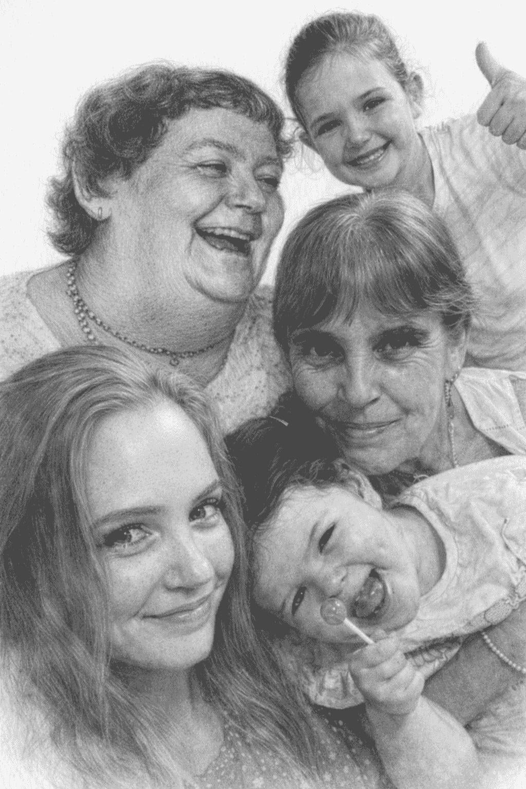 Add Deceased Loved One to Photo | Merge Multiple Pictures | Custom Family Memorial Portrait | Combine Photos | Sympathy Gift 