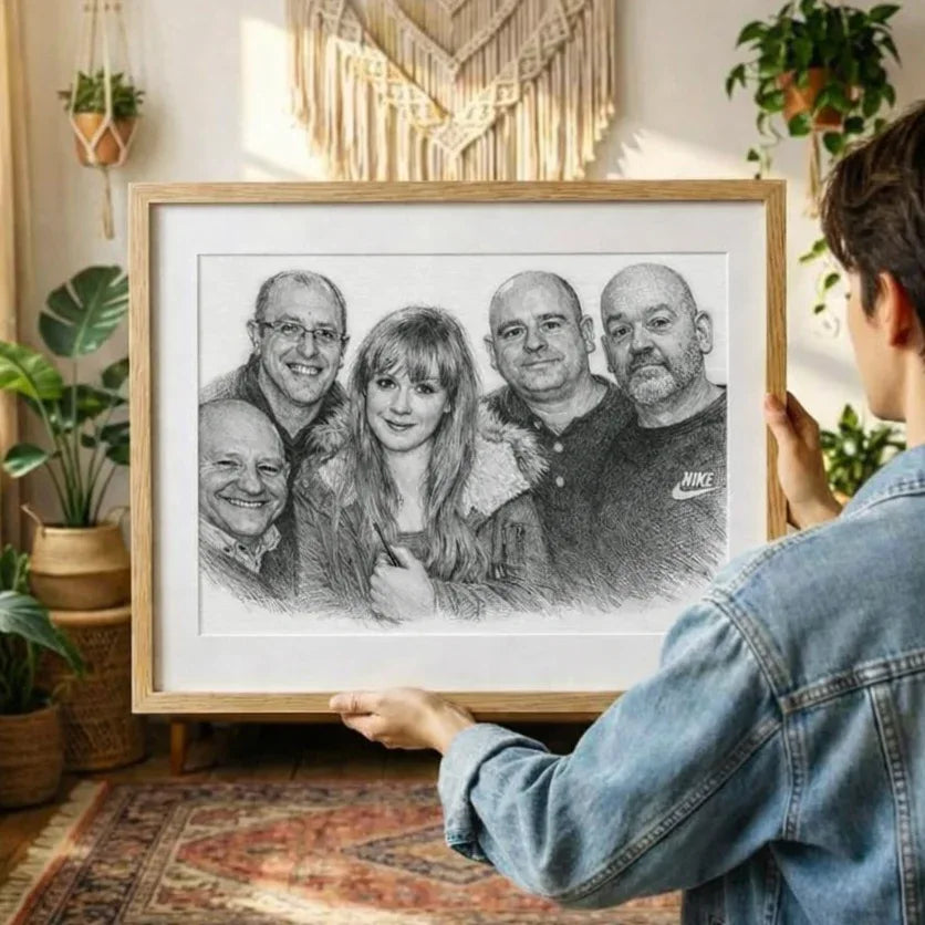 Add Loved One to Photo Custom Family Portrait - Merge My Photos